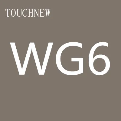WG6 TOUCHNEW, 168 цветов, одиночные художественные маркеры, кисть, эскиз, на спиртовой основе, маркеры, двойная головка, манга, ручки для рисования, товары для рукоделия - Цвет: WG6