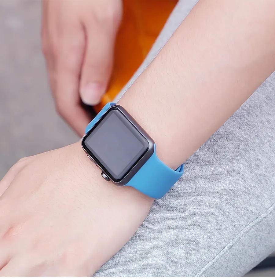 Lbiaodai ремешок для apple watch 4 3 apple watch band apple watch ремешок 44mm 40mm iwatch band 42mm 38mm спортивный силиконовый браслет ремешок для часов ремешки для apple watch 4 3 2 1
