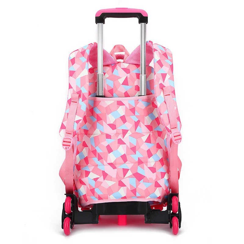 Travel Backpack for Children Girls Trolley Schoolbag Primary Child Orthopedic School Bagpacks with Wheels;sac a dos enfant fille