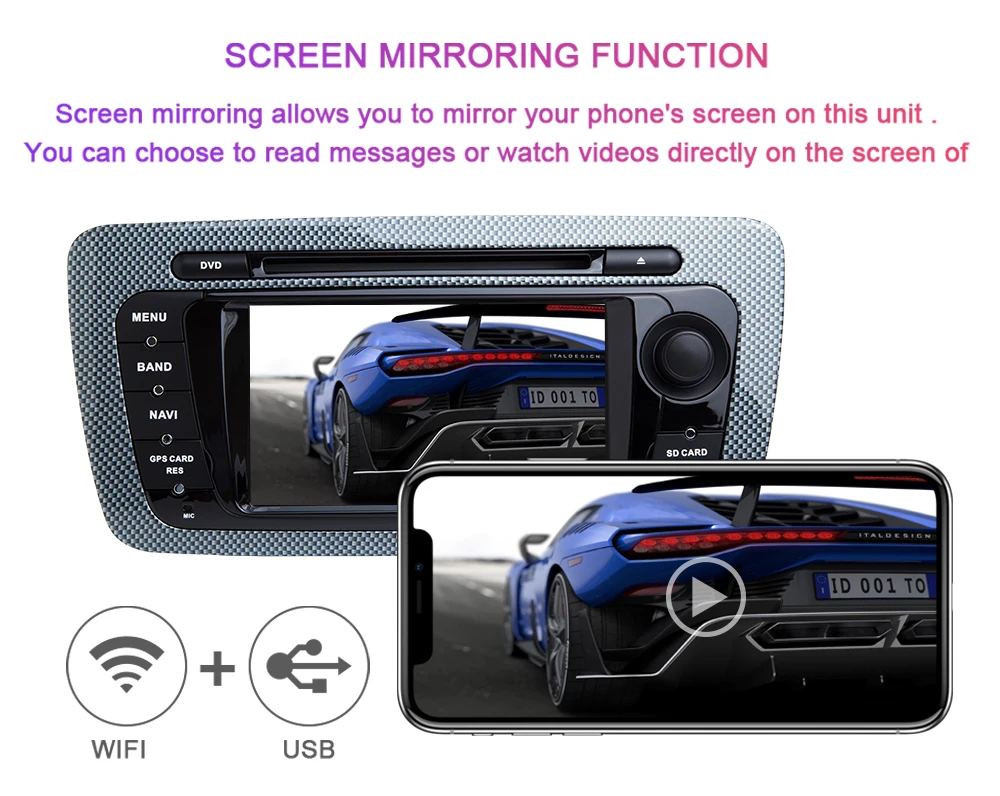 2 Din Android 9,0 автомобилей радио мультимедиа стерео система для Seat Ibiza 6J MK4 SportCoupe Ecomotive Cupra 2009 2010 2011 2012 2013 gps DVD 2 ГБ+ 32 ГБ