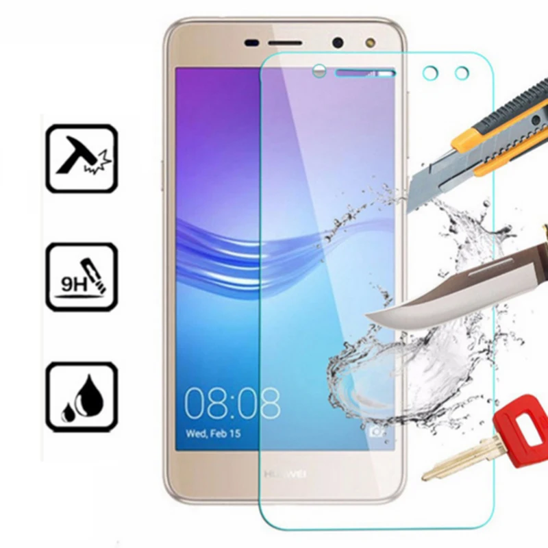 Защитное стекло для huawei y 6 pro glas 3 2017 y3 y7 y5 y6 y9 Prime 2018 Защитная пленка экрана из