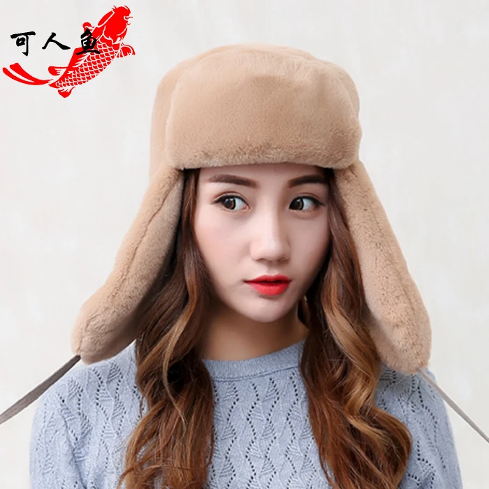 Женские осенние плотные шапки-Бомберы женские зимние теплые защитные шапки с