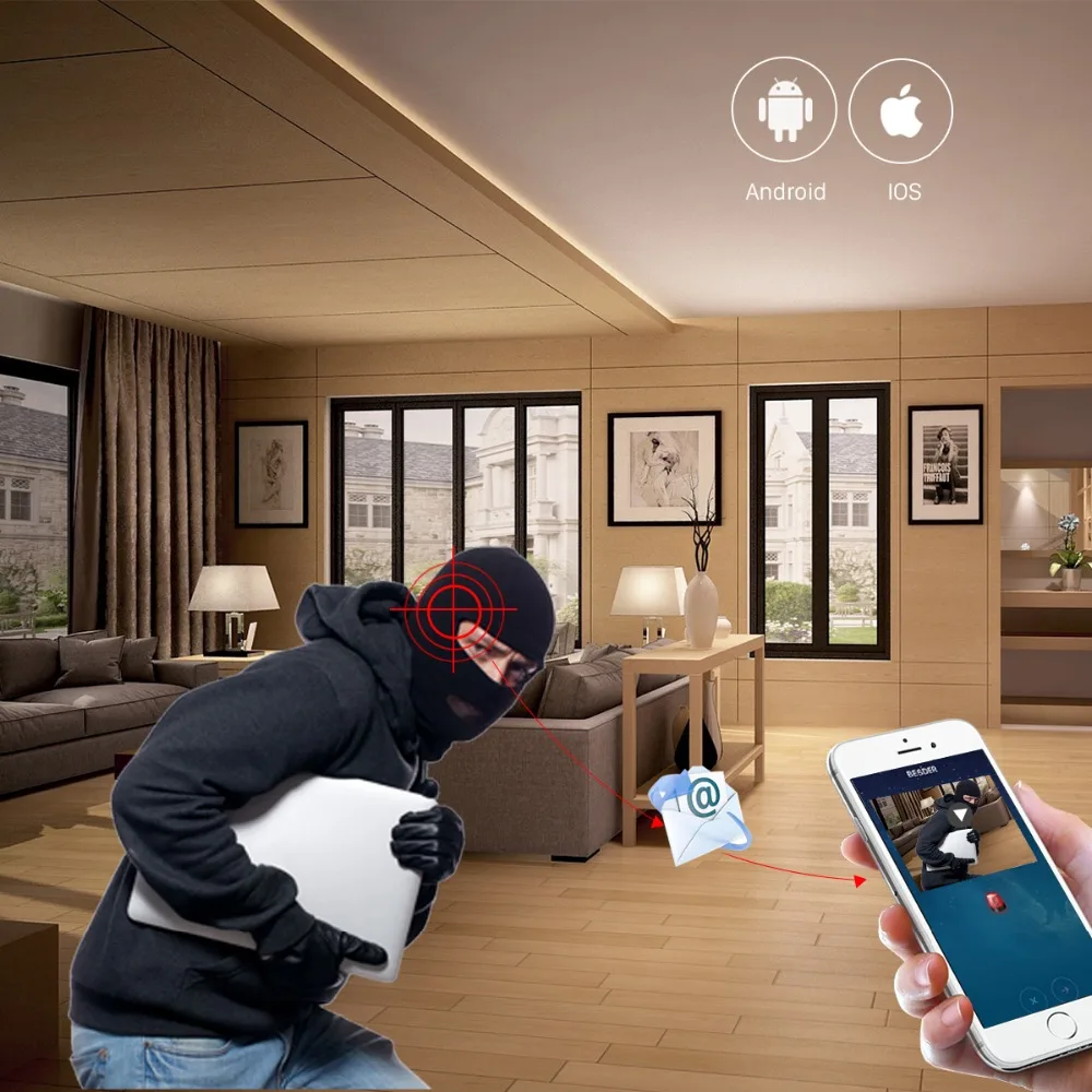 720P 960P 1080P Wi Fi IP камера 2.0MP HD Сеть 1.0MP беспроводная Onvif ночного видения металлическая