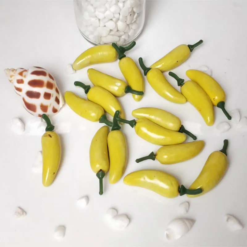 Искусственная Имитация красного перца искусственная фотоигрушка кухня еды