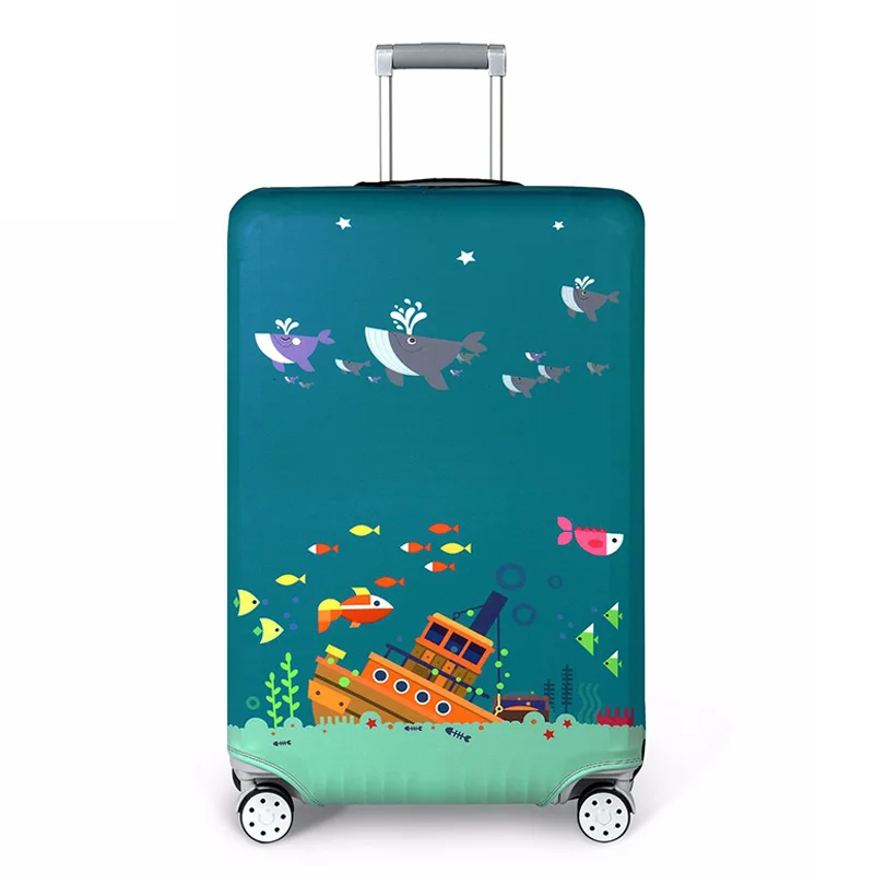 C Luggage cover Сгущенная крышка багажника багажника для 18-32 дюймов тележка суперобложка идеально упругие аксессуары для путешествий - Цвет: C Luggage cover