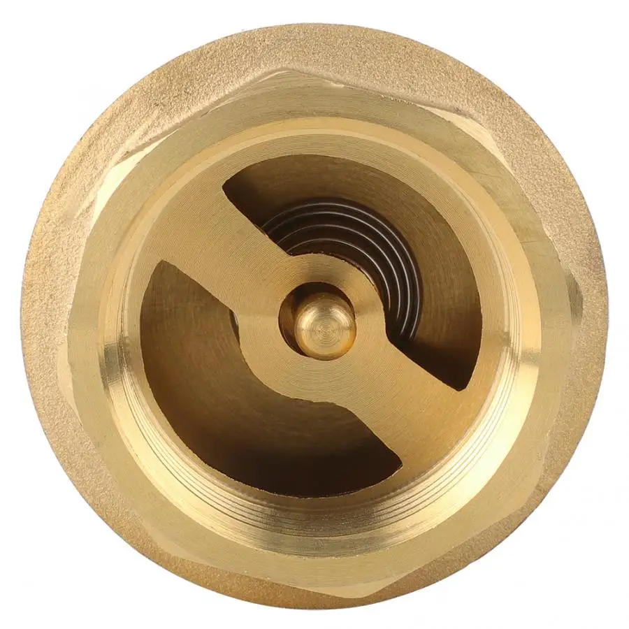 Высокоточный латунный резьбовой обратный клапан односторонний для воды газа