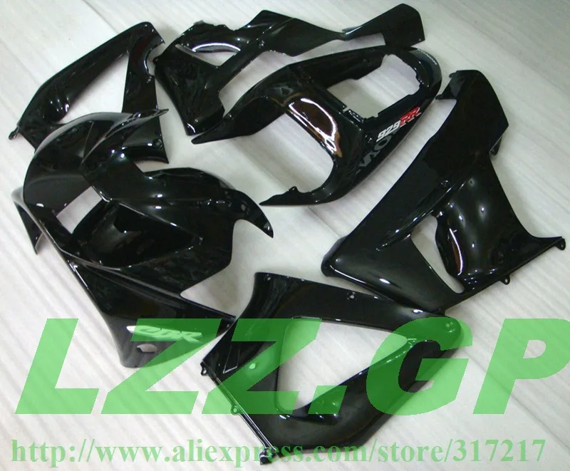 

CBR929RR fairings for HONDA CBR900RR 929 00 01 CBR 900RR 00 01 CBR929 00 01 CBR929RR 2000 2001 black fairing parts #6552ZZ LZZ.G
