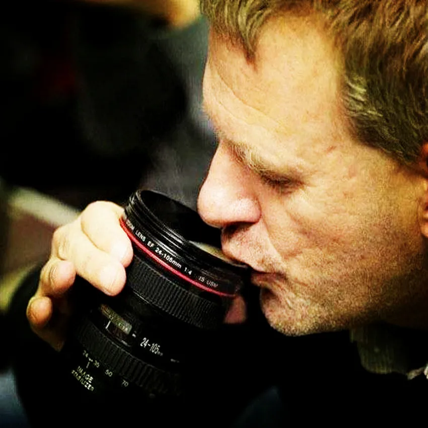 New Coffee Lens Emulation Camera Mug Cup Beer Wine With Lid Black Plastic &amp Caniam Logo tazas cafe | Дом и сад