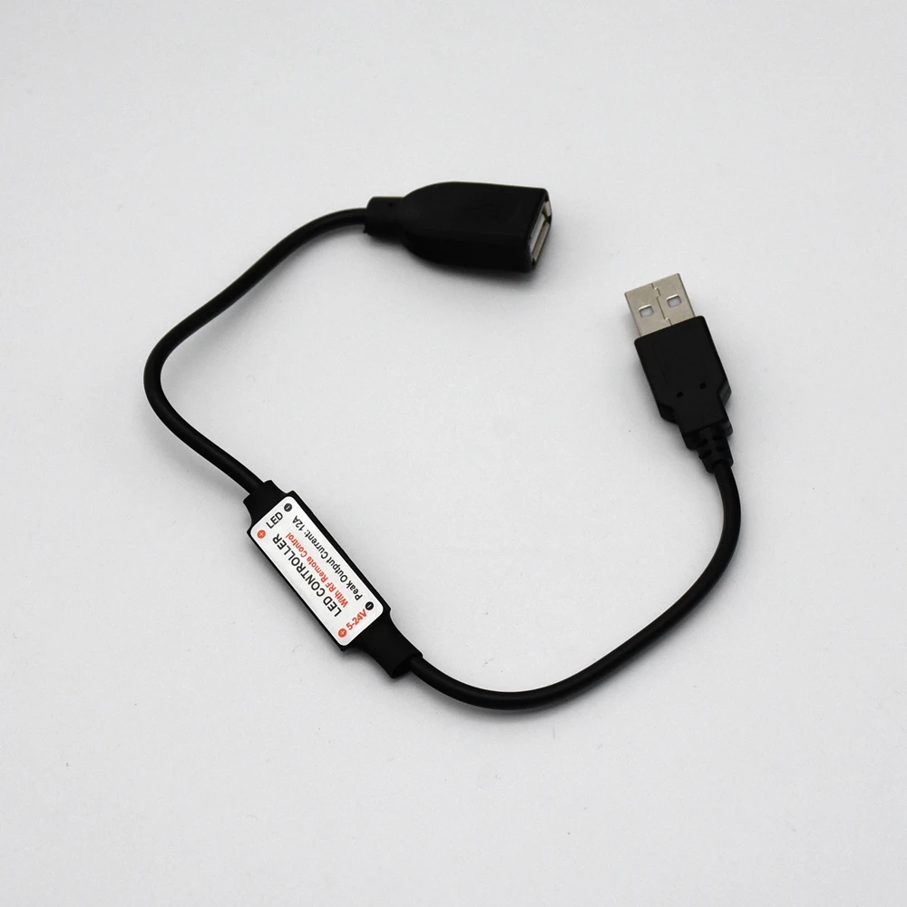 Мини USB RF беспроводной светодиодный пульт Диммер дистанционного управления для 5