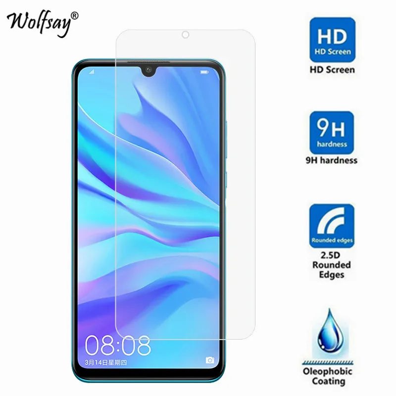 Protector de pantalla de vidrio templado para Huawei P30 Lite, pel&iacute;cula protectora para tel&eacute;fono Huawei P30 Lite, 2 uds.-2