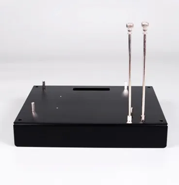 Black QDIY PC-ZB01 Mini ITX персонализированный открывающийся алюминиевый сплав материнская плата платформа Кронштейн Рамка Шасси - Цвет: Black