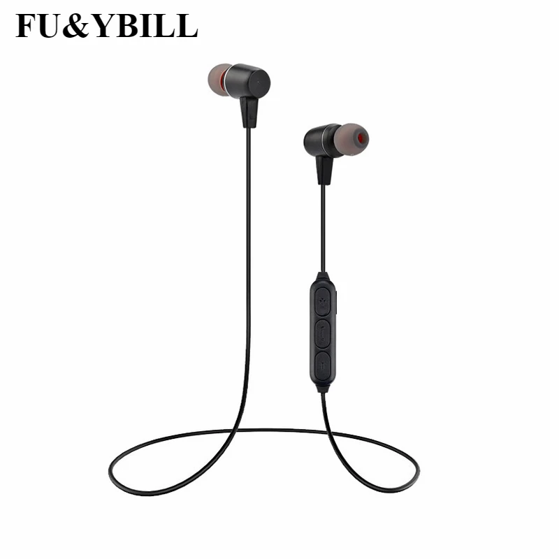 Fu & yBill новые модные спортивные беспроводные Bluetooth наушники с микрофоном для бега