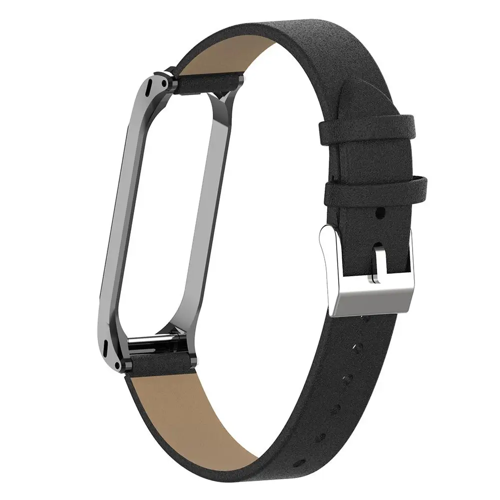 PU кожаный изящный ремешок для часов Замена Srtap браслет Xiaomi mi Band 3/mi 4 Smart аксессуары