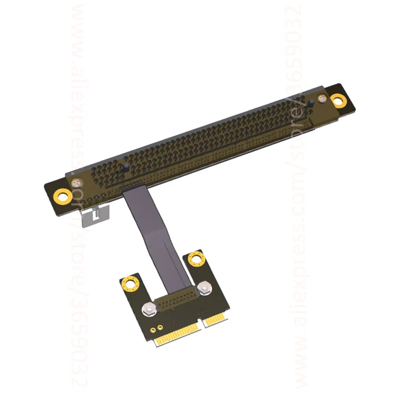Мини PCIe MPCIe WiFi беспроводная сетевая карта Интерфейс удлинитель к 16 PCI E x16 16x локоть