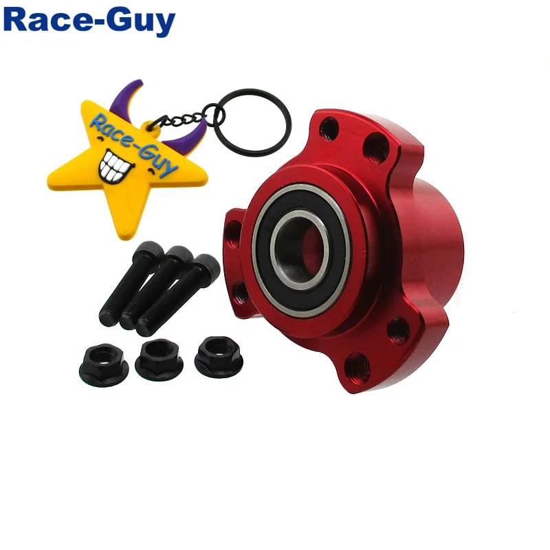 Red 5/" Подшипник Ступицы переднего колеса 1/4" Болт для Go Kart мини велосипед перетащите дрифтовый трайк Jr. Dragsters - Цвет: Red