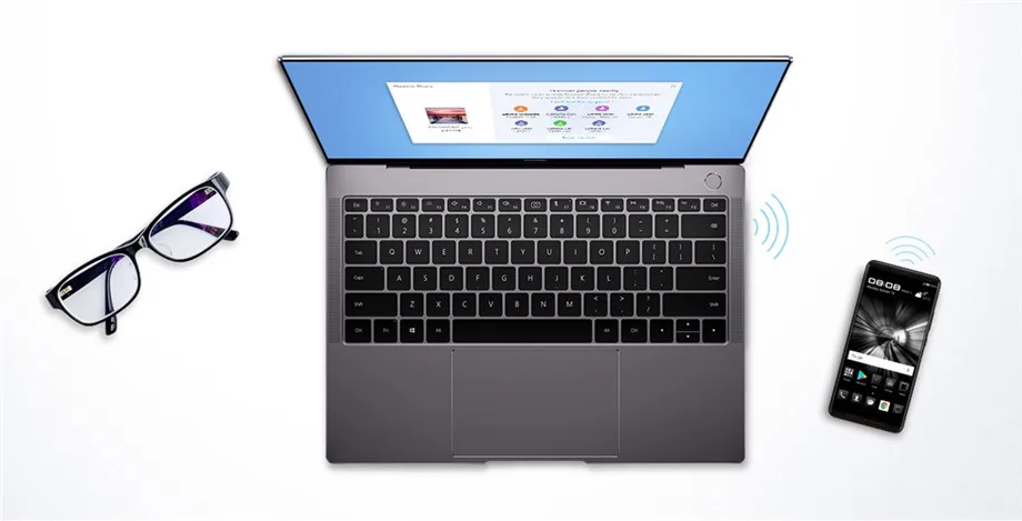 windows 10 профессиональный HUAWEI MateBook X Pro 13," ноутбук 8th Intel i5-8265U cpu MX 250 8 Гб LPDDR3 512 ГБ SSD