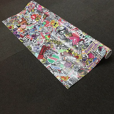 Горячая 60 &quotx 20&quot JDM панда мультфильм Граффити автомобиля стикер бомба обернуть