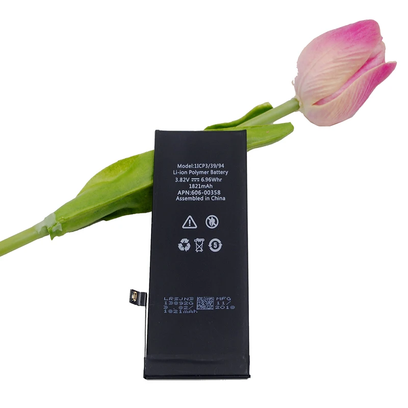 Оригинальная литий-ионная батарея ELECKING 1821 mAh для iPhone 8 Bateria 3 82 V внутренняя Замена