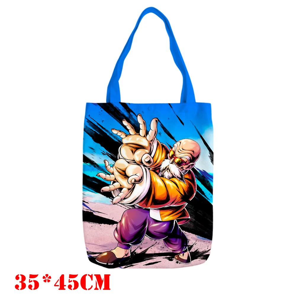 Eshop аниме Dragon Ball Z Холщовая Сумка через плечо с принтом Повседневная Косплей