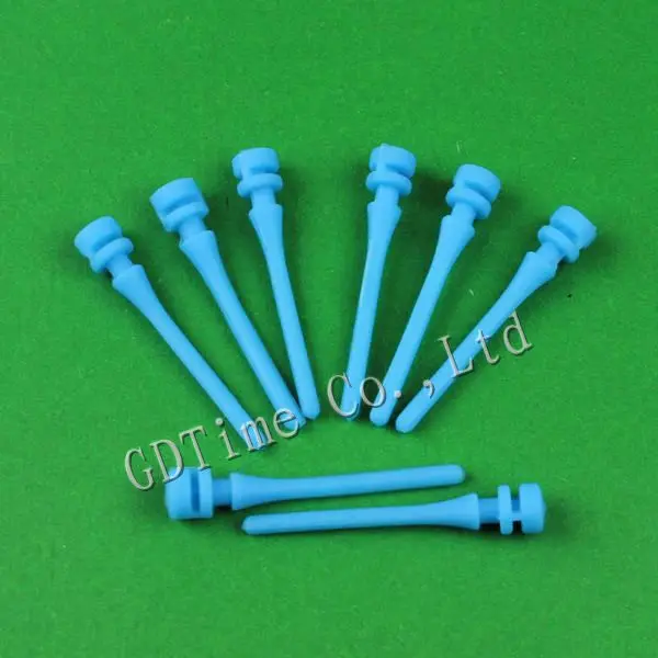 200 шт. в партии синий силиконовый винт фиксатор для ПК компьютер вентилятор