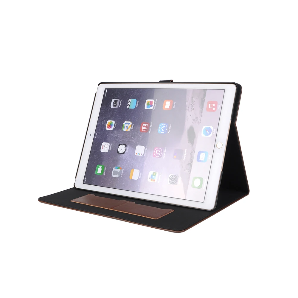 Случаях Для iPad pro Роскошный Бизнес Противоударный Флип Бумажник Стенд Футляр из