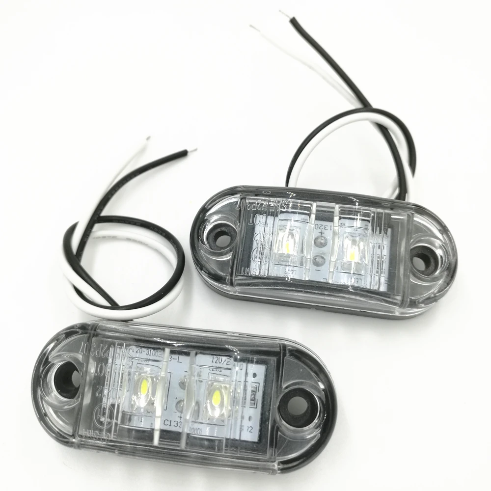 2 шт. автомобиль грузовик с прицепом Piranha Светодиодный Боковой габаритный мигалка