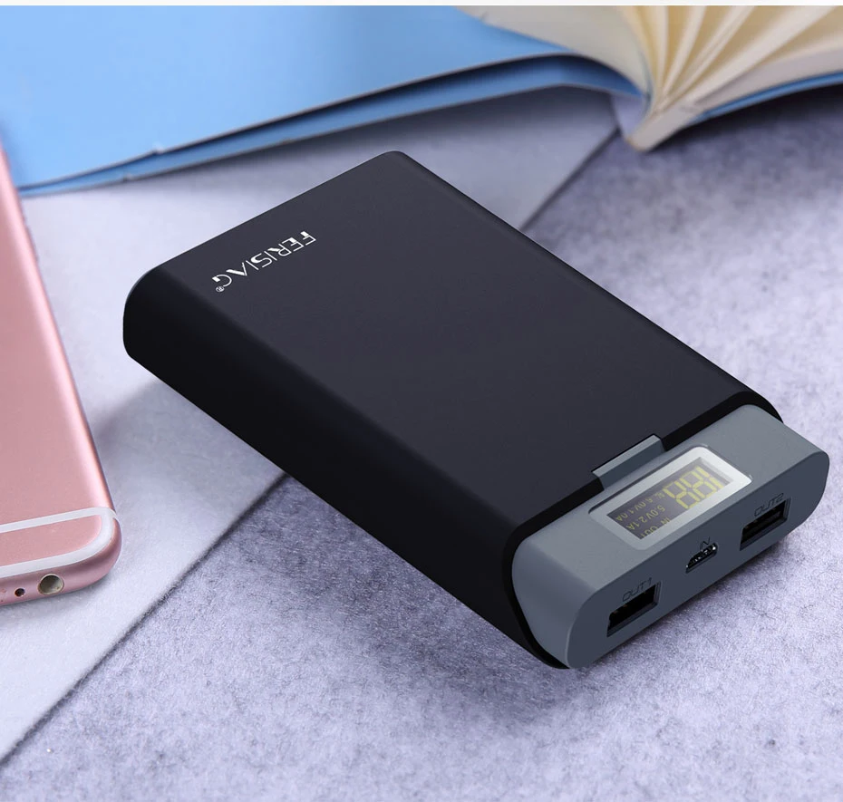 FERISING новой серии 13000 mah светодиодный индикатор питания дисплея Банк Внешний полимерный Батарея Мощность банка для iphone 6 X XR XS max плюс samsung S8