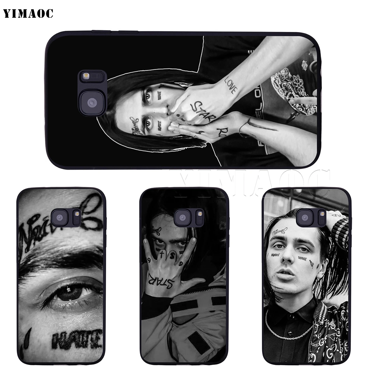 Чехол YIMAOC для Samsung Galaxy A7 A8 A9 A10 A20 A30 A40 A50 A70 M10 M20 M30 S10e J6 Plus|Бамперы| |
