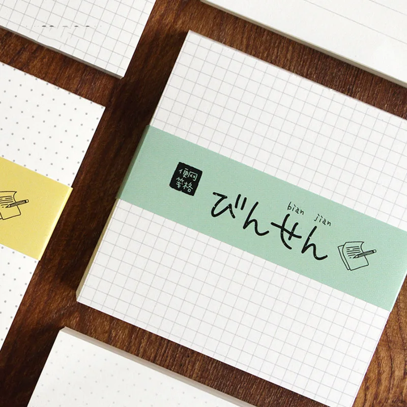 Простая сетка в горошек, блокнот для заметок, Pocket Note, Kawaii, Липкие заметки, мульти Складные блокноты для записей, планировщик, канцелярские принадлежности, школьные принадлежности