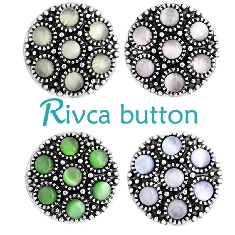 2018 Rivca ювелирные изделия Стразы Металлические Стильные застежки браслеты для