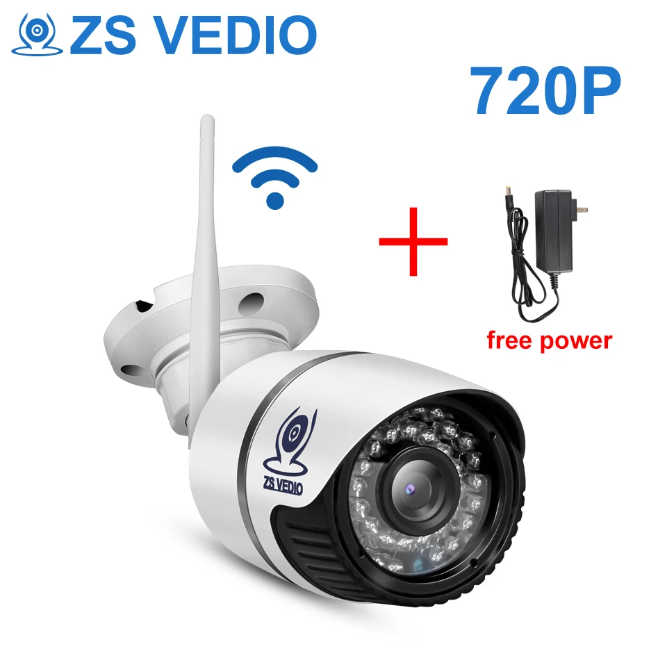 ZSVEDIO камеры наблюдения ip камера Открытый wifi onvif беспроводная безопасность 720P