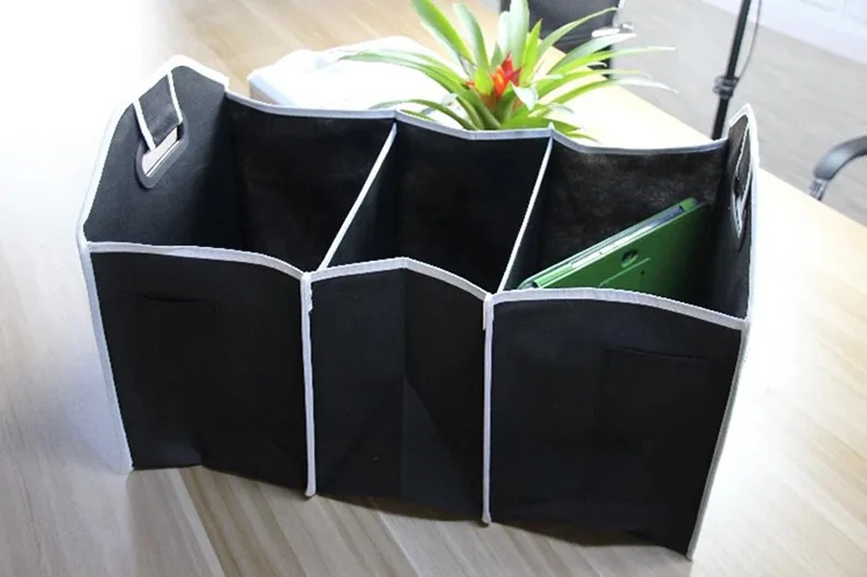Vehicle multi-function trunk storage box car folding non-woven vehicle contents | Автомобили и мотоциклы