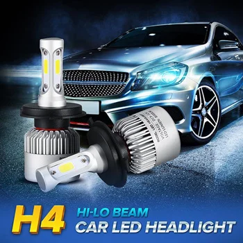 

2pcs H4 H7 H11 H1 H13 H3 9004 9005 9006 9007 9012 COB LED Car Headlight Bulb Hi-Lo Beam 72W 8000LM 6500K Auto Headlamp 12v 24v