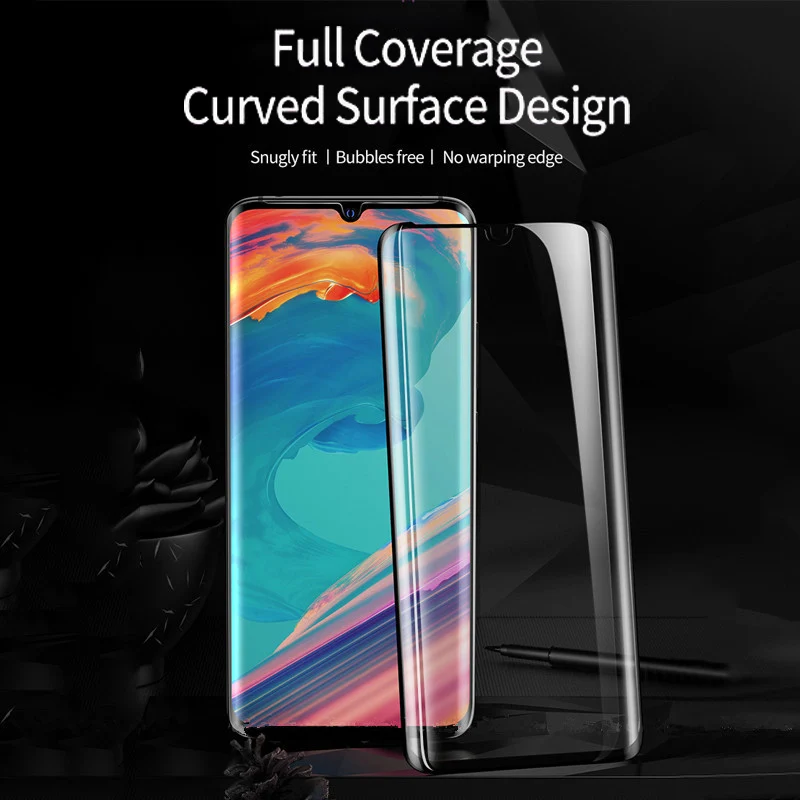 Для Huawei P30 Lite pro закаленное стекло 2 в 1 Защитная пленка для объектива камеры полное