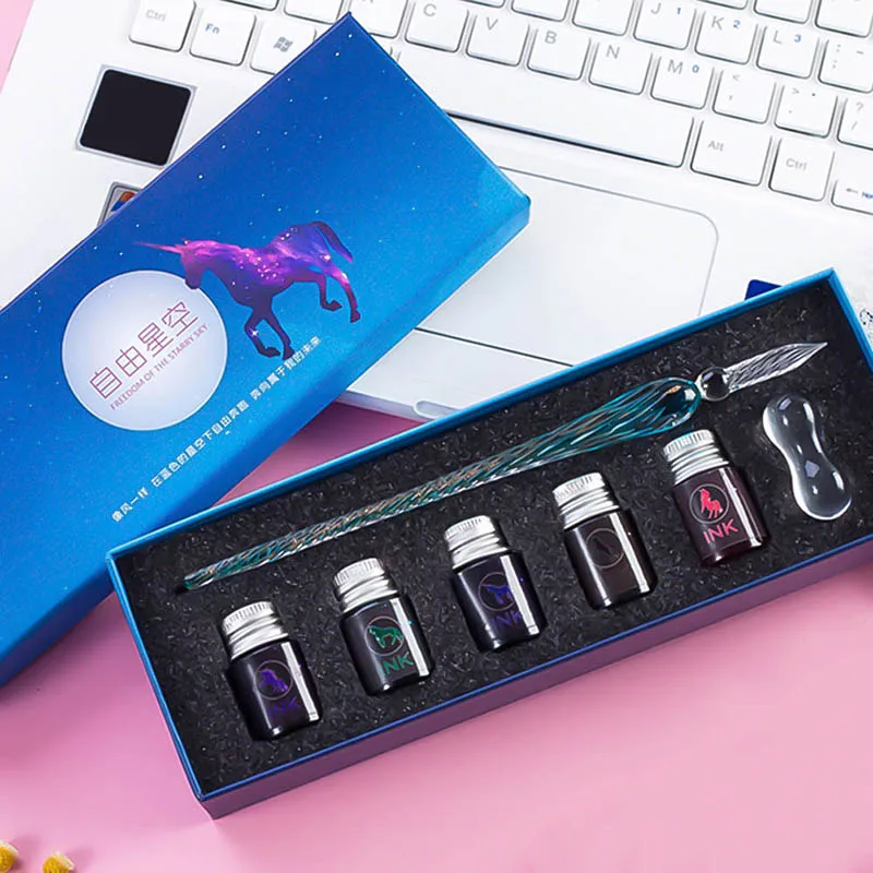 7 шт./компл. винтажная ручная работа элегантная Хрустальная Цветочная стеклянная