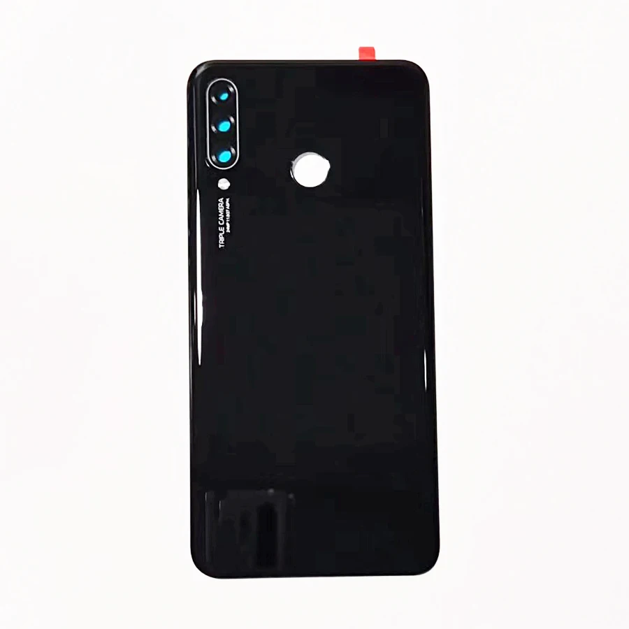 Оригинальная задняя крышка из закаленного стекла для huawei P30 Lite/Nova 4E запасные части задняя крышка батарейного отсека Корпус+ рамка для камеры