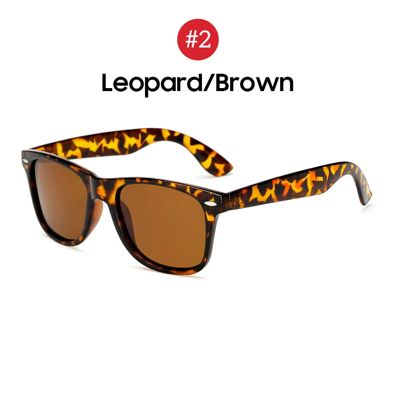 2 Leopard Brown VIVIBEE, Классические солнцезащитные очки, мужские, поляризационные,, женские, синие линзы, поляризационные, для ночного вождения, поляризационные, солнцезащитные очки для женщин, для вождения - Цвет линз: 2 Leopard Brown