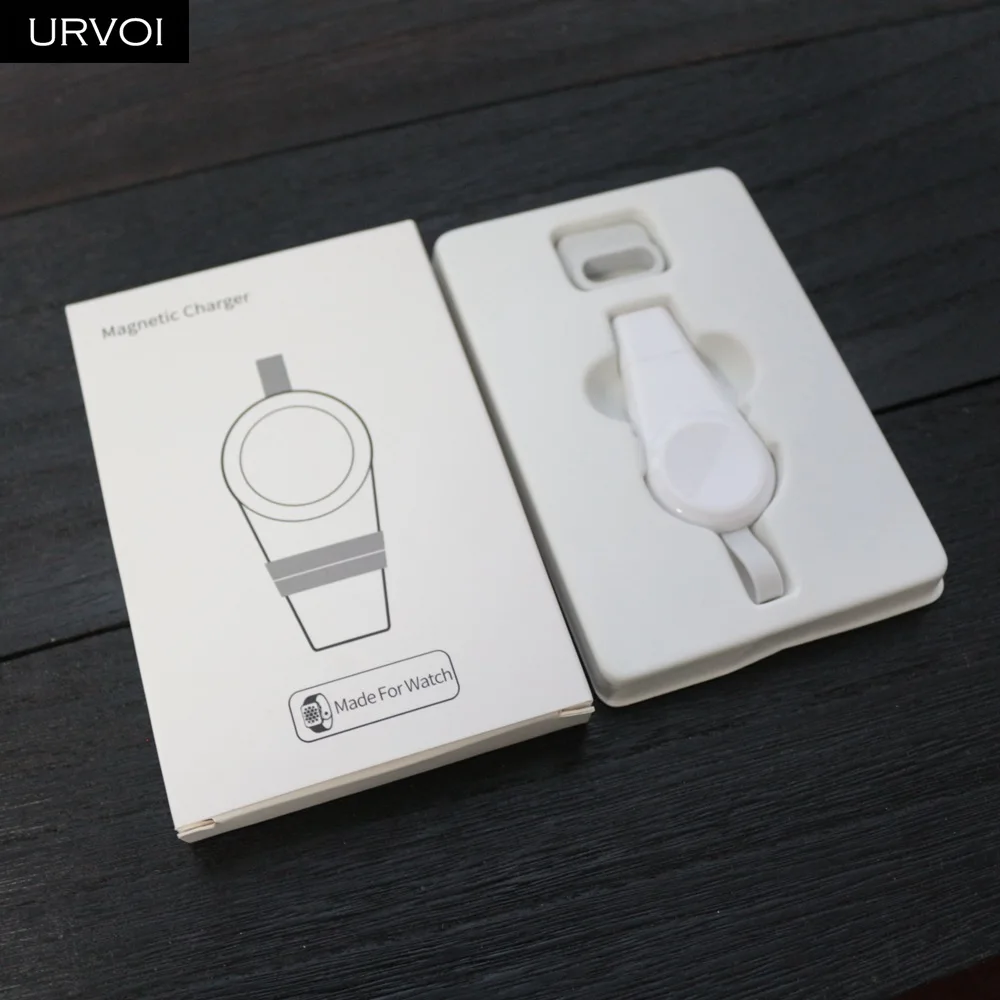 URVOI зарядное устройство для Apple Watch серии 4 3 2 1 беспроводной держатель Портативная