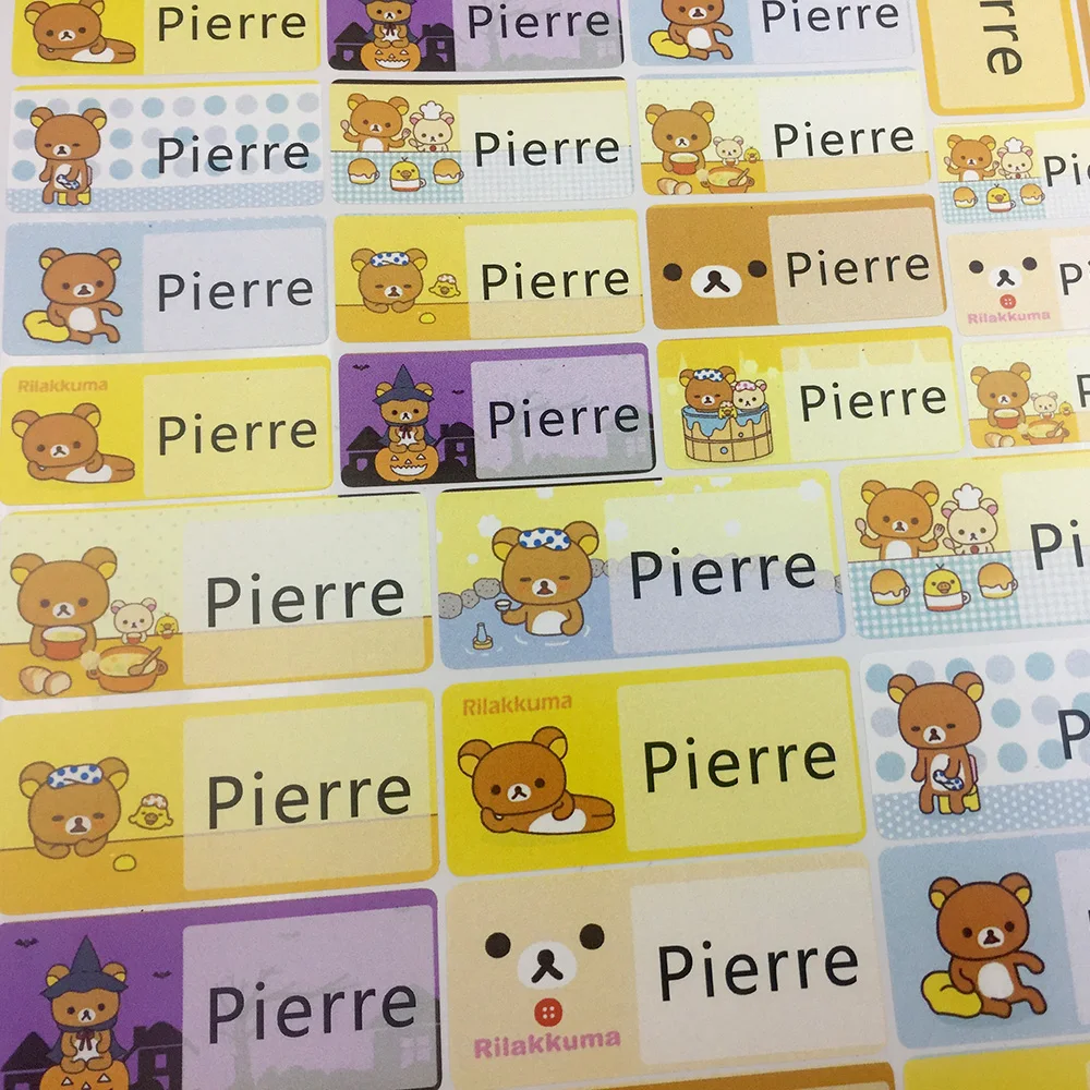 Рисунок 3 - водонепроницаемые наклейки с мультяшным