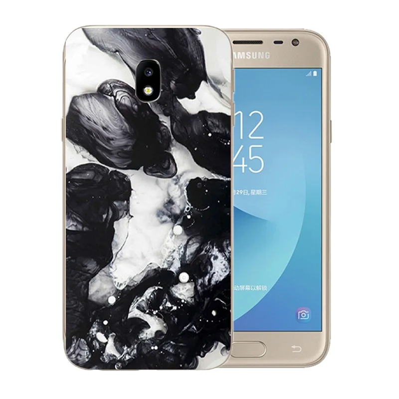 Чехол для телефона Samsung J3 2017 силиконовый чехол J330F тонкий мягкий ТПУ с 3D принтом