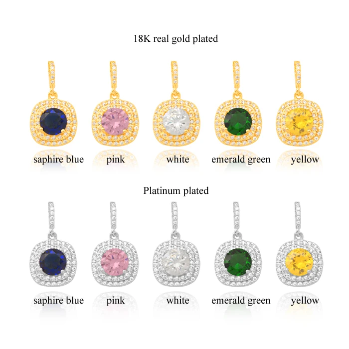 Женские серьги подвески с фианитом 1 25 карата|earrings for|dropping earrings for womencrystal drop |