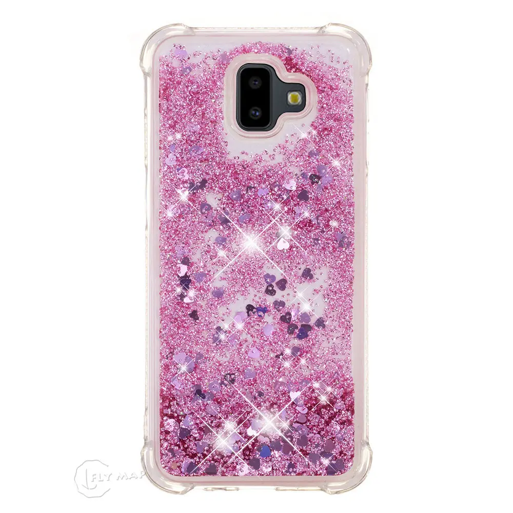 Glitter Stars Case for Samsung Galaxy J6 Plus J6Plus J610F J610FN/DS SM-J610F SM-J610FN/DS Liquid Quicksand Soft TPU Back Cover |