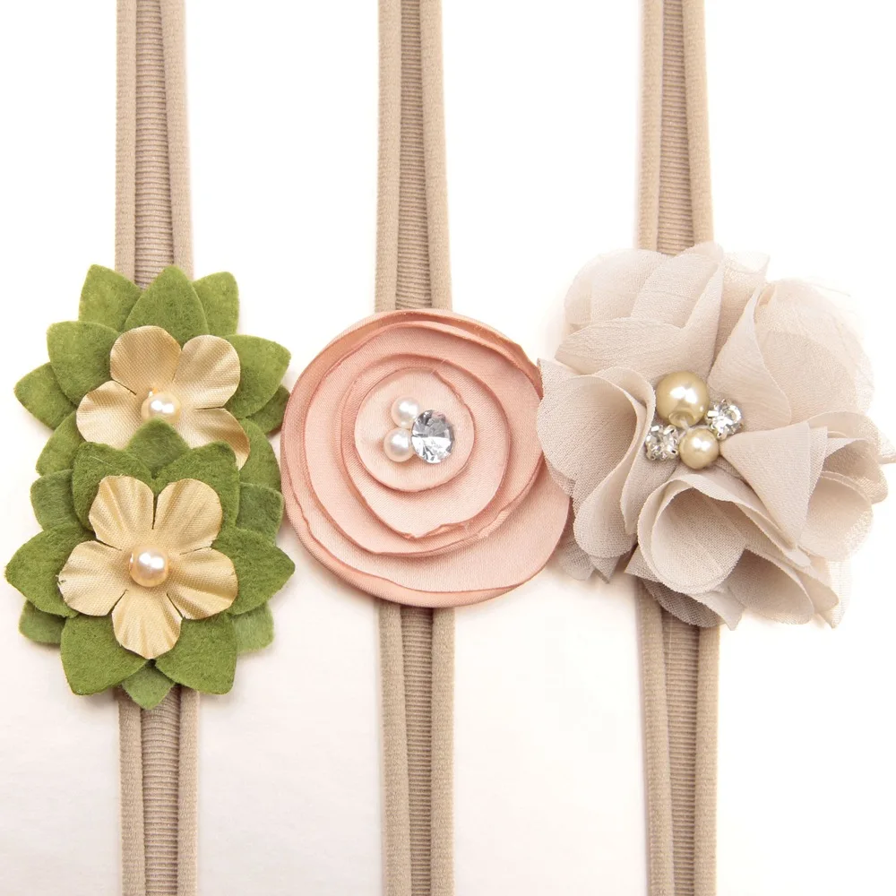 Baby Girl Hair Accessories Nylon Headband Turban Bowknot Elastic Hairband Headwear | Детская одежда и обувь