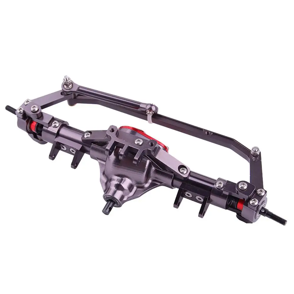 LeadingStar 1/10 RC автомобиль CNC алюминиевая передняя + задняя осевая машина Rock для Crawler