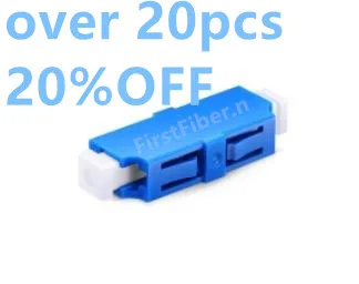 Одномодовый пластиковый оптоволоконный адаптер FirstFiber LC/UPC к