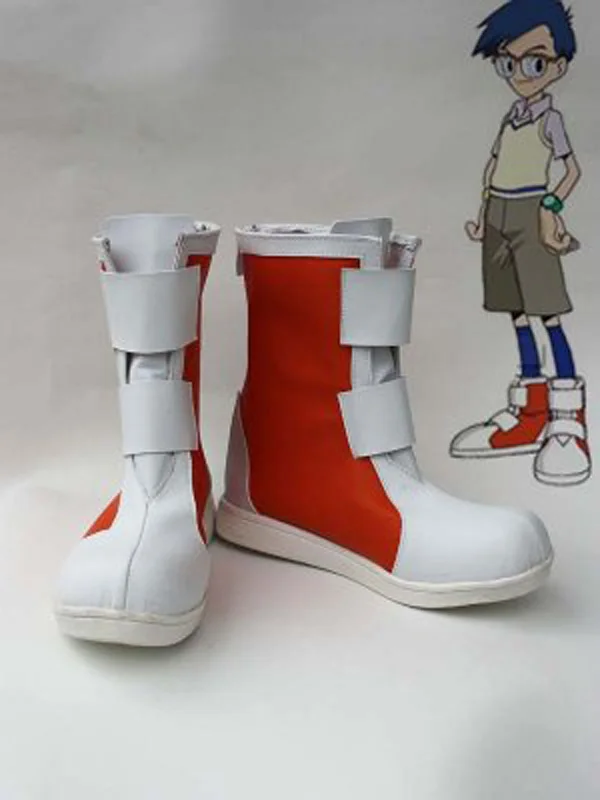 Digimon Adventure Joe Jou Kido/короткие ботинки для костюмированной вечеринки Ботинки