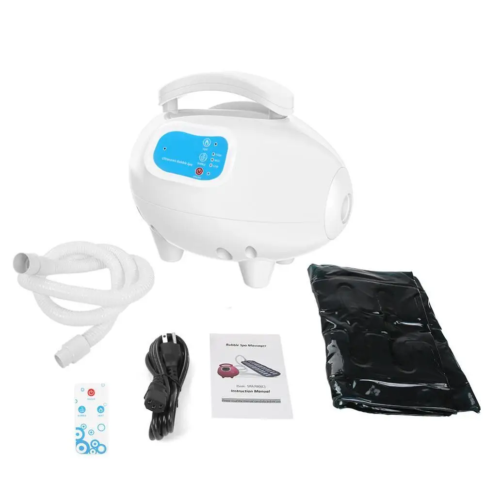 AU Plug SPA700C пузырь ванна массажер для тела Водонепроницаемый воздушно-пузырчатая Ванна озона стерилизации для spa массажа тела мат с воздушным шлангом - Цвет: AU Plug