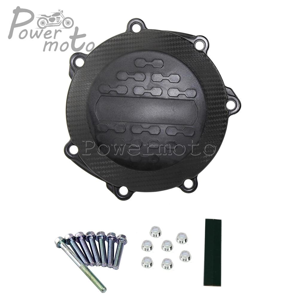 Черный чехол накладка для мотоцикла с защитой болтом Yamaha YZ250FX WRF250 2015 2017 YZ250F 2014