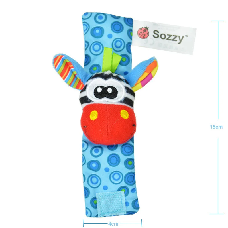 Sozzy брендовые носки на запястье с животными Детские погремушки игрушки лучший
