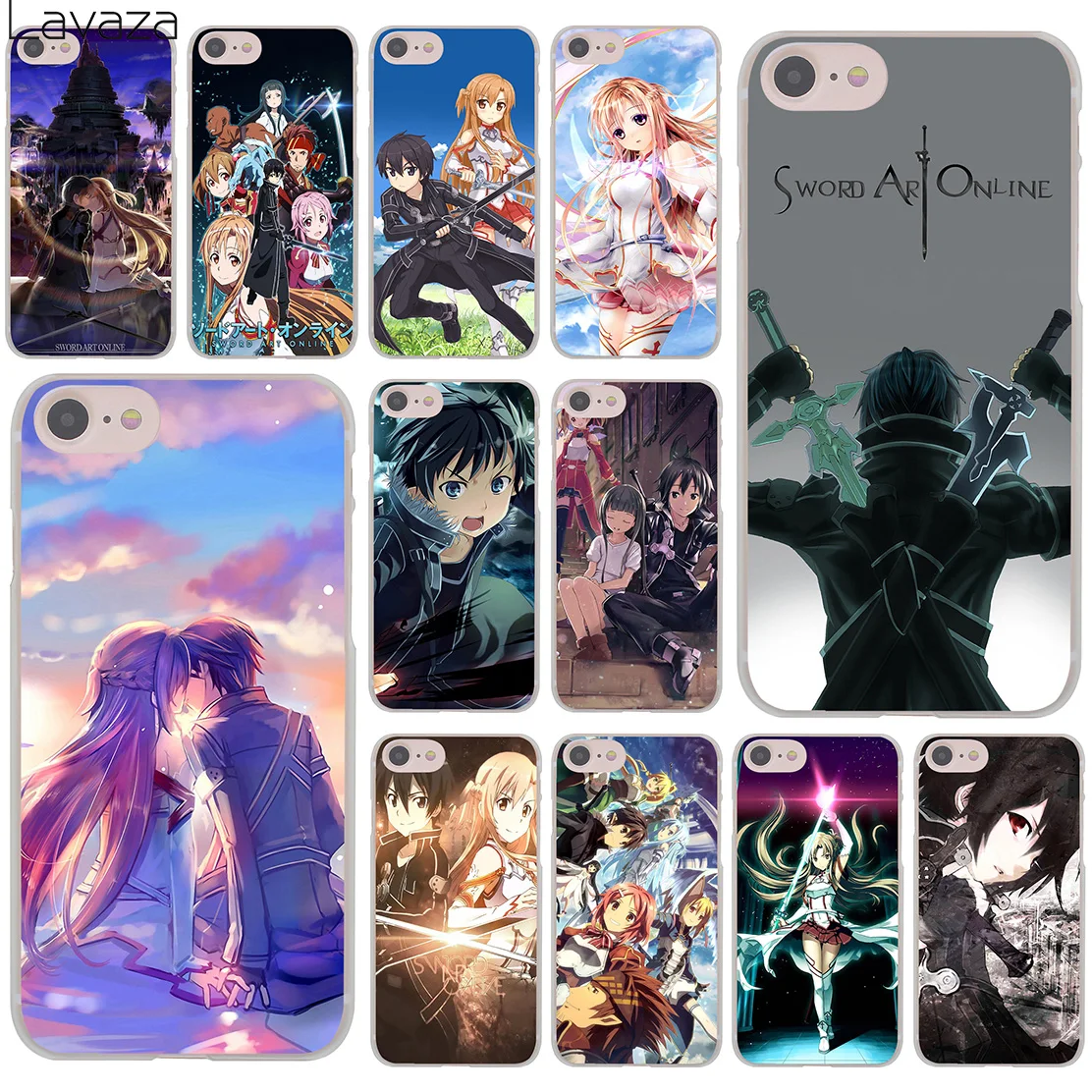 Lavaza Sword Art Online Жесткий Чехол для Телефона iPhone XR X 11 Pro XS Max 8 7 6 6S 5 5S SE 4S 4 10|case a|case pluscase for